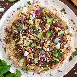 Loaded Greek Hummus
