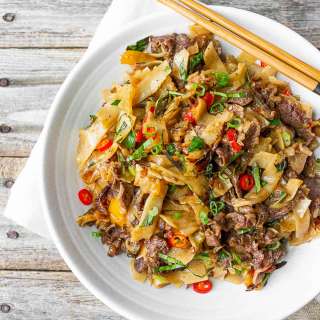 Thai Beef Drunken Noodles