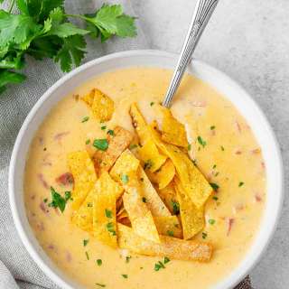 Max & Erma's Tortilla Soup (Creamy Chicken Tortilla Soup)