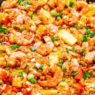 Hawaiian Pineapple Shrimp Fried Rice