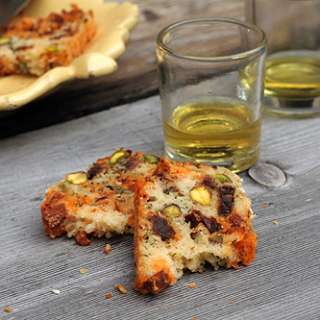 Chorizo and Pistachio Cake