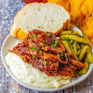 Slow Cooker Pork Loin Roast with Balsamic Glaze