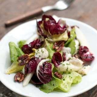 Winter Salad with Pecans, Pears and Gorgonzola