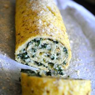 Spinach Artichoke Egg Roulade