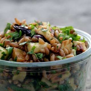 Roasted Root Vegetable and Wheat Berry Salad