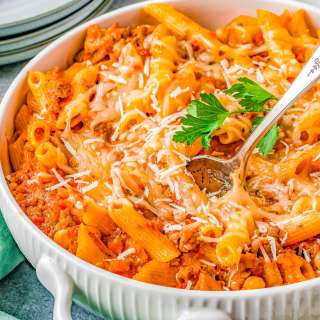 Pasta e Fagioli al Forno