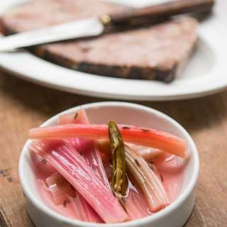 Pickled Chard Stems