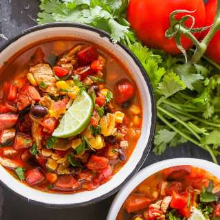 Spicy Chicken Lime Soup