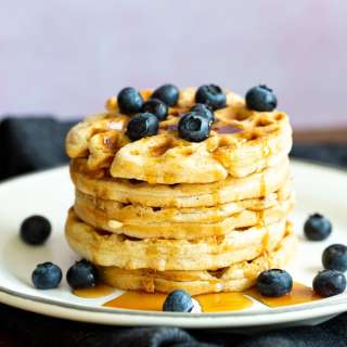 Easy Vegan Waffles (1 Bowl)