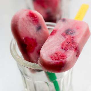 Nectarine-Berry Popsicles
