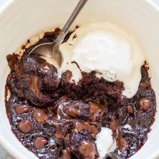 One-Minute Microwave Brownie