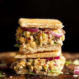 Chickpea Tahini Salad Sandwich