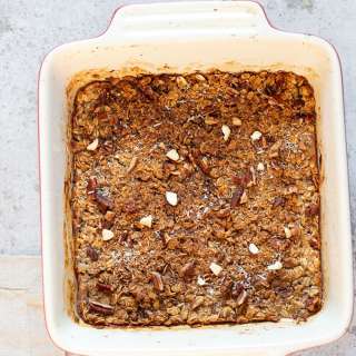 Banana Bread Baked Oatmeal Vegan