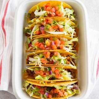 Baked Ground Beef Tacos