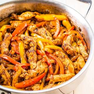 30-Minute Skillet Chicken Fajitas
