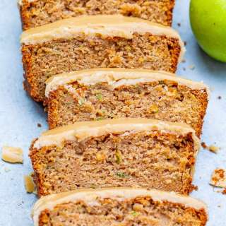Apple Zucchini Bread with Brown Sugar Frosting