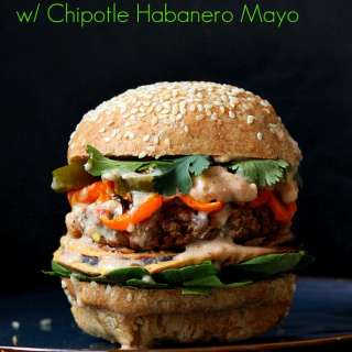 Red Lentil Cauliflower Burger