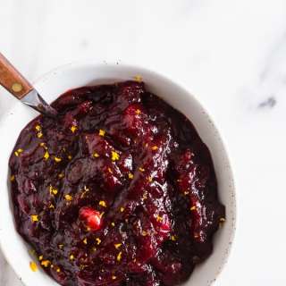 Cranberry Orange Sauce with Ginger