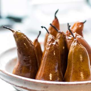 Baked Marsala Pears