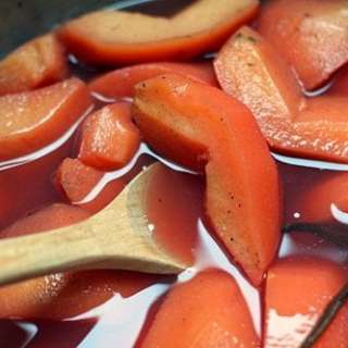Poached Quince