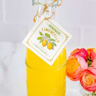 Homemade Limoncello