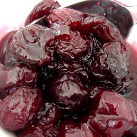 Quick Candied Cherries