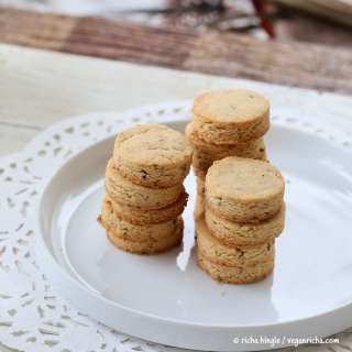 Gluten-free Vegan Sugar Cookies - Chocolate Dipped 
