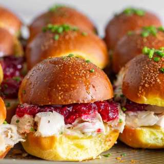 Baked Cranberry Turkey Sandwiches