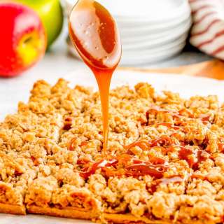 Salted Caramel Apple Pie Bars