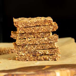 Vegan Caramelized Banana Granola Bars
