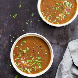 Vegan Black Bean Soup 