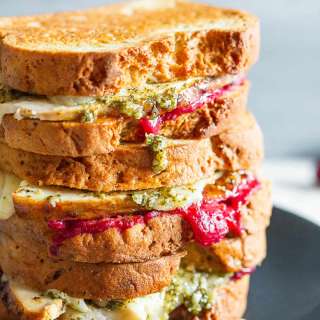 Turkey Cranberry Pesto Panini