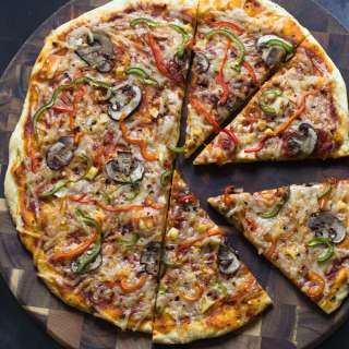 No Yeast Pizza Dough - Vegan