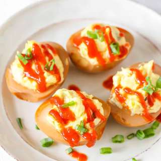 Soy Sauce Deviled Eggs
