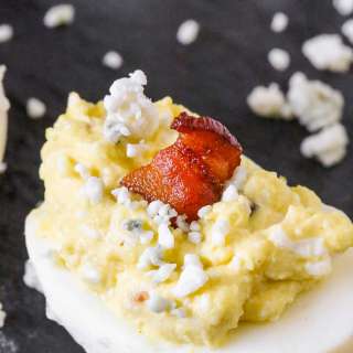 Blue Cheese Deviled Eggs
