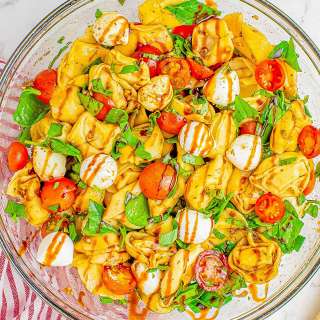 Tortellini Caprese Pasta Salad