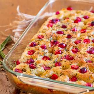 Cranberry Rosemary Focaccia