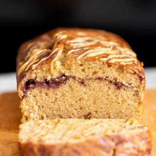 Vegan Peanut Butter and Jelly Cake
