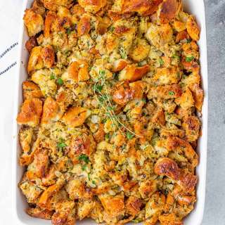 Homemade Buttery Herb Stuffing