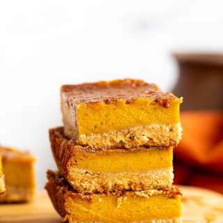 Vegan Pumpkin Pie Bars