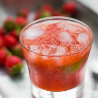 Strawberry Cooler Cocktail