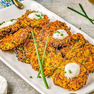 Air Fryer Zucchini Fritters