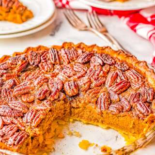 Pumpkin Pecan Pie