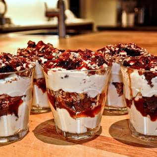 Brownie-Brown Sugar Parfait