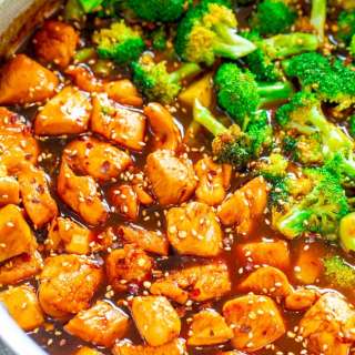 Skinny 15-Minute Sesame Chicken and Broccoli