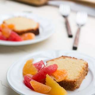 Orange-Glazed Polenta Cake