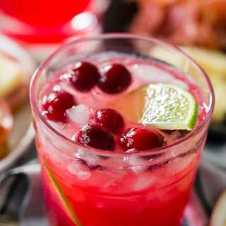 Cranberry Lemonade Ginger Beer Cocktail