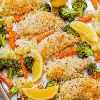 Sheet Pan Lemon Pepper Chicken and Vegetables