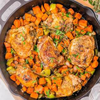 Chicken and Sweet Potato Skillet