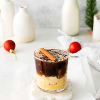 Eggnog White Russian Cocktail